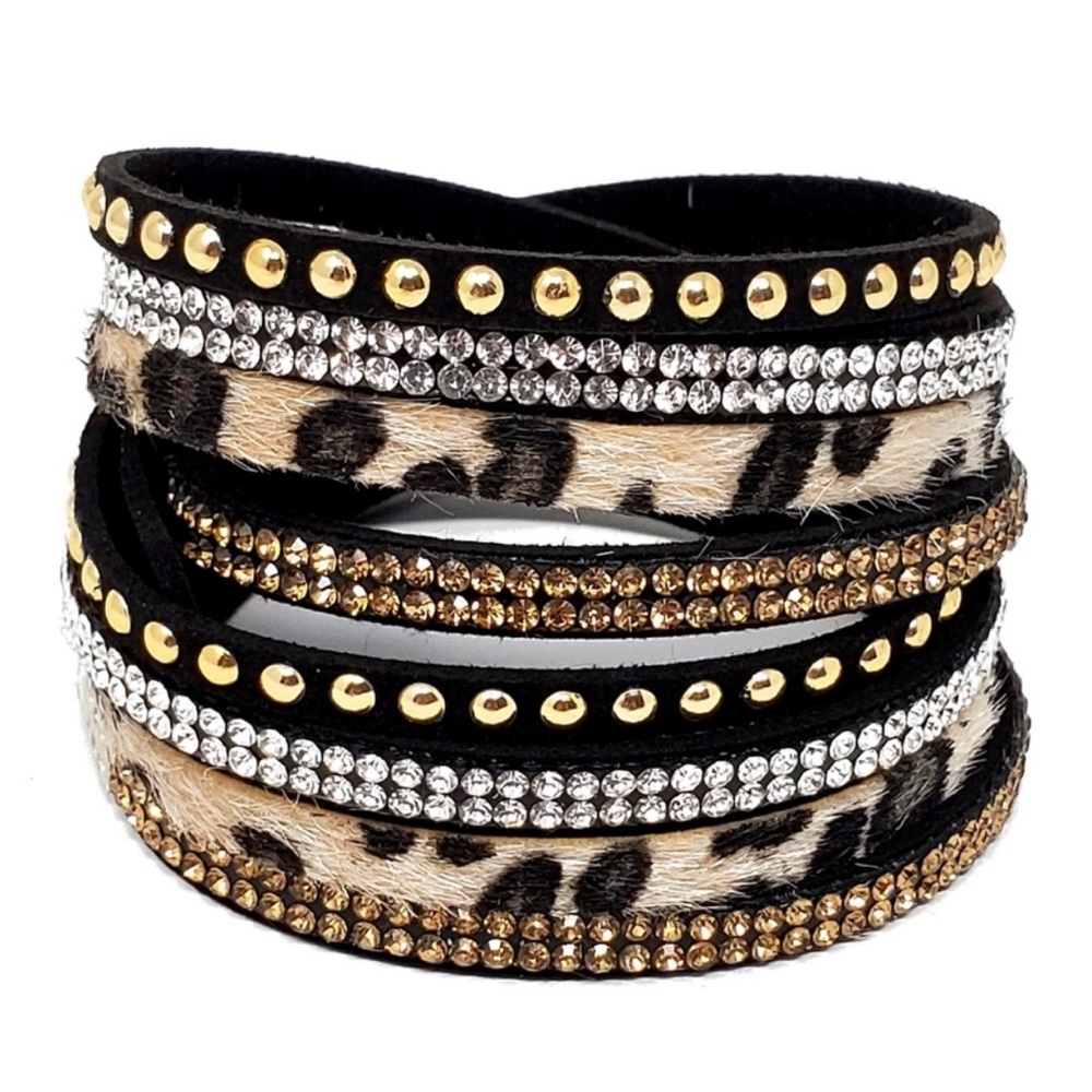 Leopard Wrap Bracelet